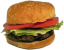 Calories in food to take away, hamburger pic